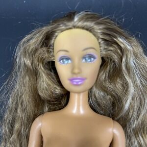 Mattel Barbie Doll Brown Hair Brown Eyes Fashion Fever  2004 Nude
